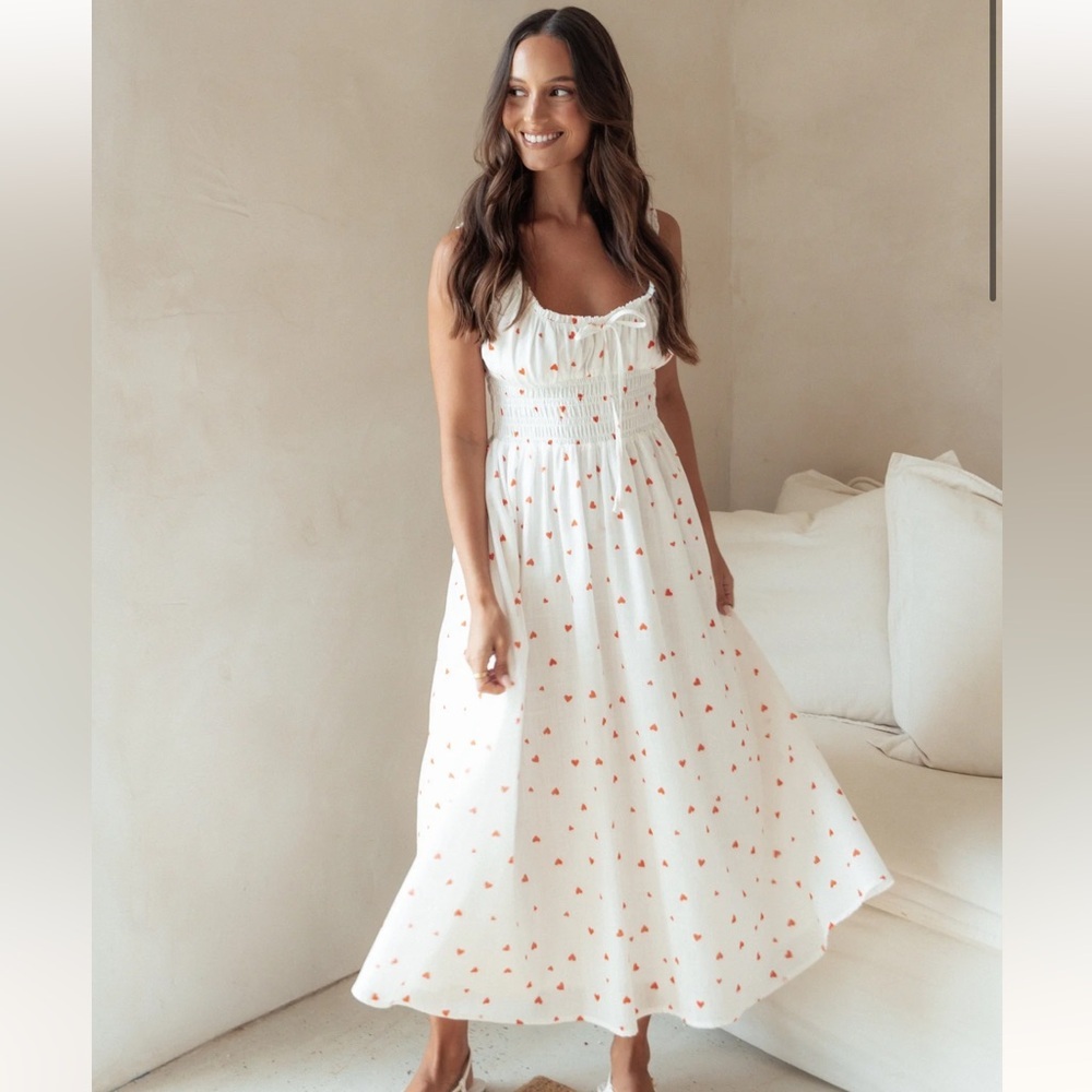 Petal & Pup Auguste Midi Dress Size Small